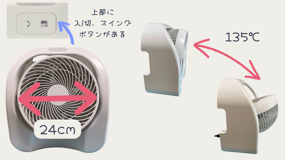 衣類乾燥機 サーキュレーター